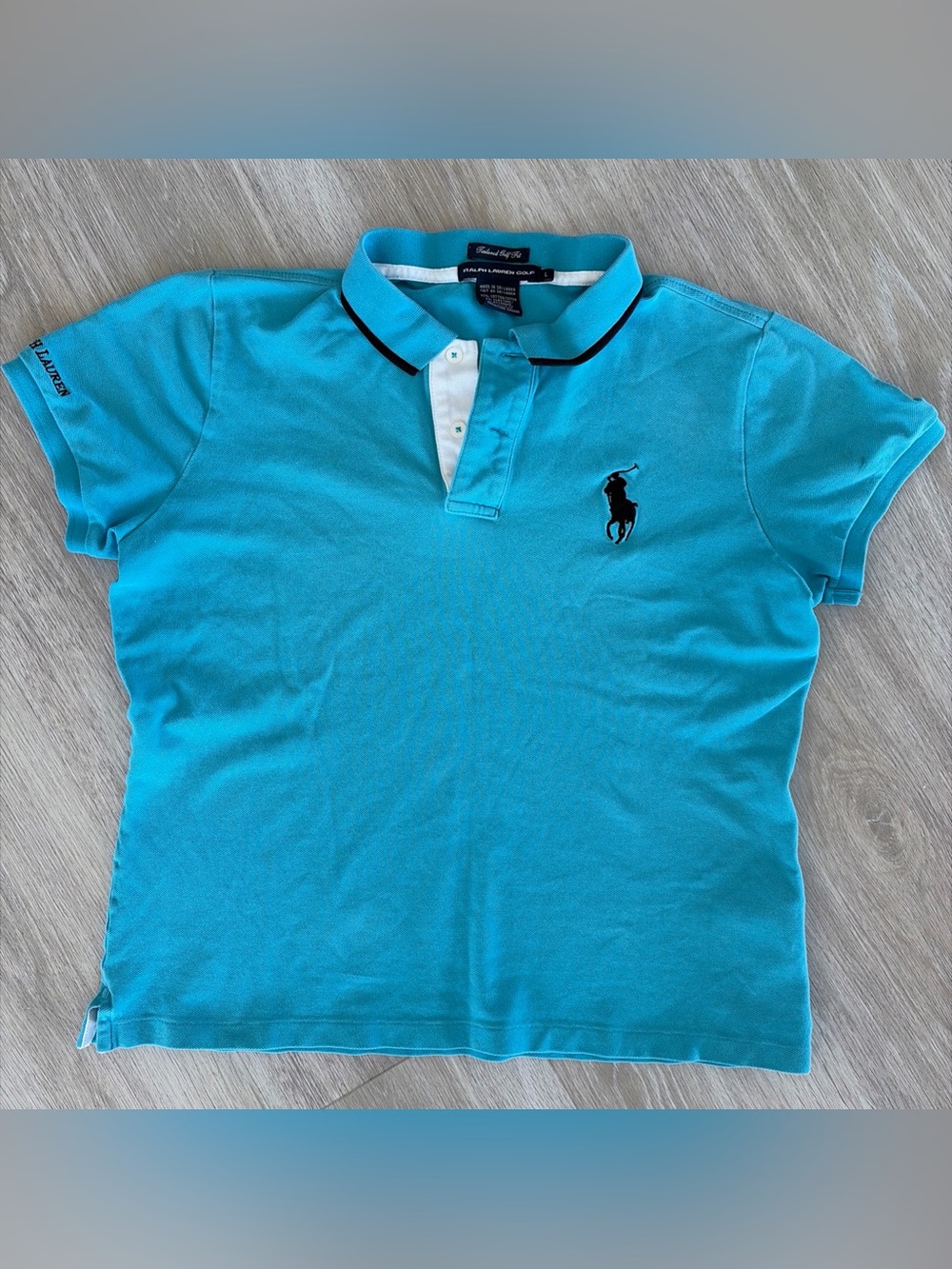 Polo Ralph Lauren Golf Polo Tailored Golf Fit Preppy Golfcore Women’s L Turquois